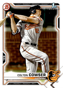 2021 1st Bowman Draft Colton Cowser #BD166 Rookie Orioles - Free Shipping