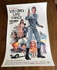 PAUL MANN James Bond YOU ONLY LIVE TWICE Screen Print Poster yolt 24x36 nt Mondo
