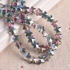 20pcs 8mm Star Shape Faceted Crystal Glass Loose Beads For Jewelry Making