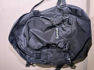 Supreme Black Backpack FW19 Pre Owned FREE SHIPPING