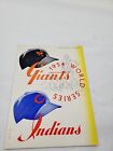 1954 World Series Program  Giants vs Indians