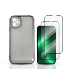 For iPhone 14 13 12 11 Pro  Max Shockproof Case Cover and Screen Protector