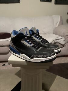 Size 12 - Air Jordan 3 Retro Sport Blue
