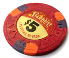 vintage STARDUST Las Vegas Nevada $5 casino poker chip wb