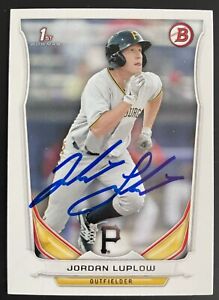 New Listing2014 Bowman Signed #DP100 Jordan Luplow Pittsburgh Pirates Autographed Card Auto