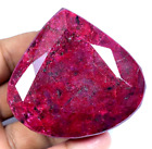 1142.5 CT Natural Huge Red Ruby Certified Museum Use Earth-Mined Pear Gemstone