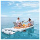 Dwf Inflatable Platform Inflatable Motor Boat Jet Ski Floating Pontoon Dock, New
