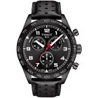 Tissot PRS 516 GTS Black leather Chronograph Watch T1316173605200