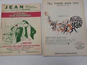 New ListingTill There Was You sheet music The Music Man And Jean Lot Of 2 Scores From Movie