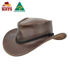 Newcastle Hats Murray Hat Leather Wide Brim
