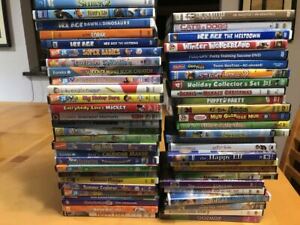New ListingHUGE RANDOM DVD LOT OF 100 KIDS-CHILDREN DVDS - DISC ONLY -BULK WHOLESALE LOT