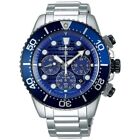 SEIKO ProspeX SSC675P1 Save the Ocean Solar Watch Chronograph Steel Blue Diver