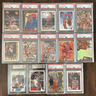 Michael Jordan Lot of (14) Graded Cards (12) PSA (2) BGS LOOK!!! Mint 9 Bulls