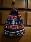 Play Disc Golf Hat Red White Blue Size Mens Small (f4)