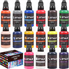 16 Colors Airbrush Paint DIY Acrylic Paint Color Set for DIY Hobby Model Artists