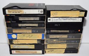 Lot of 16 Recorded Beta Tapes Sold as Used Blank Unknown Content 1970s 1980s #48
