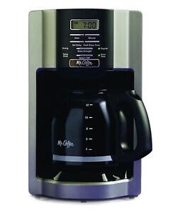 New Listing12-Cup Programmable Coffee Maker, Quick Brew, Red Quick Brew Coffee Maker