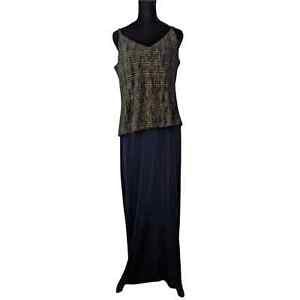 Victor Costa for En Francais Shimmer Evening Gown Women's 12