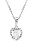 Montana Silversmiths Women's Frozen Heart Necklace Silver