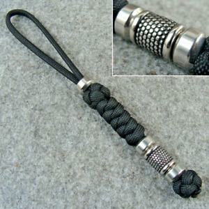 New ListingHandmade 550 Paracord Knife Lanyard With Steel Bead / Knife Pendant Keychains