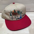 Vintage Case IH Hat Deer Embroidered Snap Cap Kproduct Hunting Tan Red NEW USA