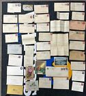 Lot #6  - 40 Items+ . Letters Covers Stamps From 1800S Thru  Mid 1900S.