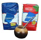 Yerba Mate - 1 Kilo - (2X 500 Grm) Taragui Pure Leaf-Traditional  -Mate Bombilla