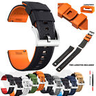 Silicone Watch Bands Quick Release 18 20 22 mm Rubber Watch Strap for Men Women