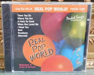 Karaoke CD+G - Real Pop World Vol. 2 - Male & Female - Pocket Songs - PSCDG1490