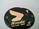 HONDA Dream 305 CA77 CA78 Gas Tank Emblem Badge Pair