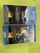 2 VHS lot Beside Still Waters Video 1 & 2 featuring panpipes Don Marsh Orchestra