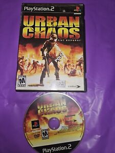 Urban Chaos: Riot Response - Sony PlayStation 2 PS2 2006 Tested No Manual