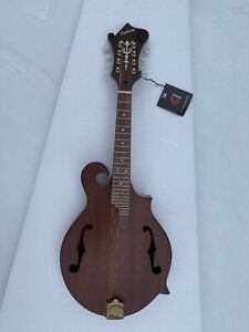 Expedited Shiping: F Style Mandolin Hand Carved Solid Spruce Top,Tool & Gig Bag