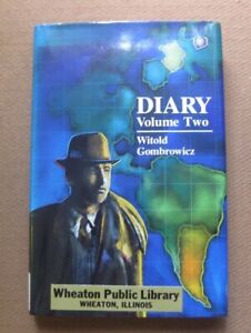 DIARY Volume Two by Witold Gombrowicz - 1st HCDJ 1989 - Ferdydurke Pornografia