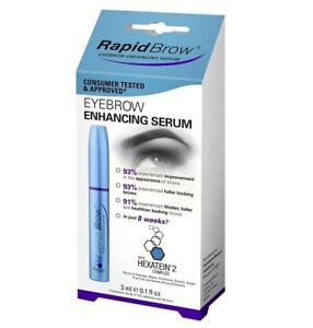RapidBrow Rapid Brow Eyebrow Growth Enhancing Serum booster fluid 3ML AU Makeup