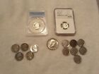 15 Coin Lot (PCGS & NGC GRADED COINS, SILVER & BUFFALO NICKELS) GREAT STARTER