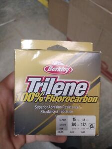 *Berkley Trilene® 100% Fluorocarbon, Clear, 15lb | 6.8kg Fishing Line #1355