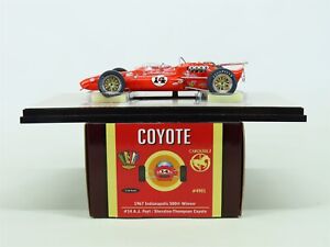 1/18 Scale Carousel 1 #4901 1967 Indianapolis 500 Winner Coyote #14 w/ COA
