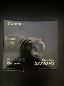 New ListingCanon PowerShot SX740 HS 20.3MP 4K Digital Camera 40x Optical Zoom Wi-Fi Black