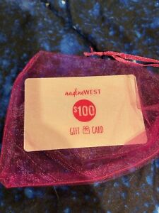 Nadine West $100 Value Unused Gift Card