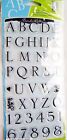 Somerset Alphabet Clear Acrylic Stamp Set by Inkadinkado Stamps 97718 NEW!