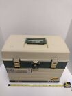 Vintage Plano 787 Tackle Box And Fishing Reels With Lots Of Lures Ready To Go