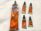 5 tubes of used LIONEL LUBRICANT, FAIR condition