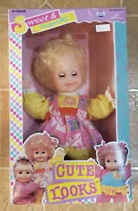 New ListingVintage 1991 Cute Looks Baby Doll Goldberger Doll Mfg Co Blonde Hair Blue Eyes