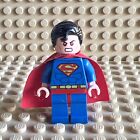 LEGO minifigure Superman w Red Eyes dim019 DC Super Heroes 10724 71236 - Fig B