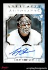 2023-24 Artifacts Autofacts #AFGC Gerry Cheevers AUTO BRUINS