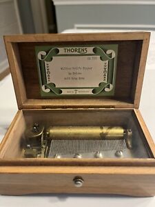 Vintage Swiss Thorens Pre Reuge  Music Box 50 Key 3 Song (Watch The Video)