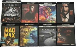 New Listing4k Blu Ray Lot Jurassic Park Cloverfield Nun Die Hard + More