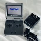Nintendo Gameboy Advance SP AGS 101 - Graphite + Charger! Tested All Original