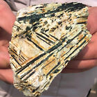 New Listing1.45LB  Natural green tourmaline quartz crystal cluster mineral specimen